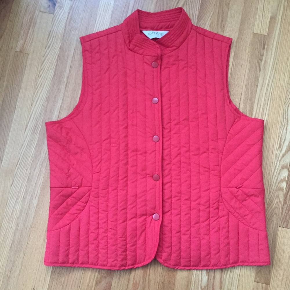 Orvis quilted vest large